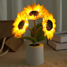 FloraLumi – Lampe florale LED décorative brillante - Rynova
