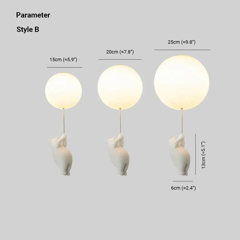 Fateh Balloon LED Plafondlamp - Rynova