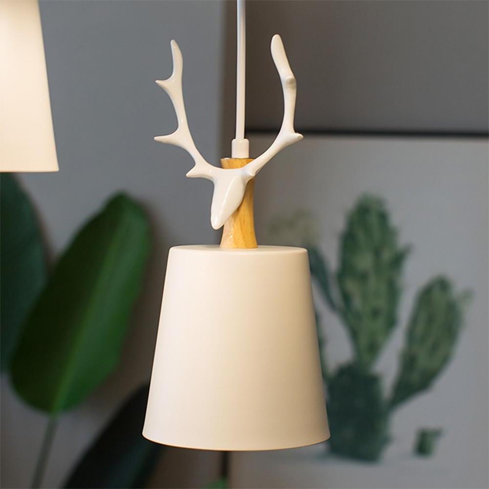 NaturelCérf – Suspension LED design bois de cerf - Rynova