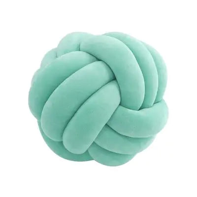 Coussin de lancer en balles nouées décoratives PlushKnot - Rynova