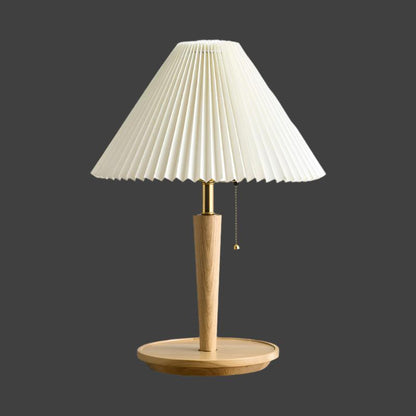 ÉléganceBois – Lampe de Table en Bois Plissé - Rynova