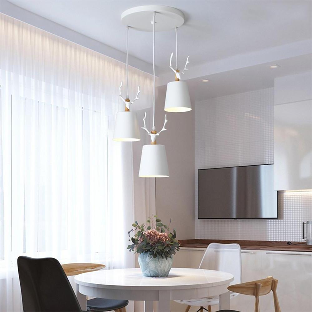 NaturelCérf – Suspension LED design bois de cerf - Rynova