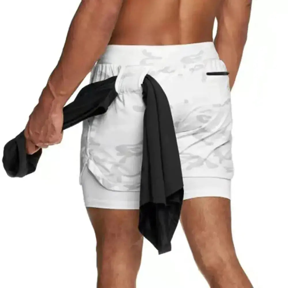 FlexiRun - Short de Compression Double-Couche pour le Jogging - Rynova