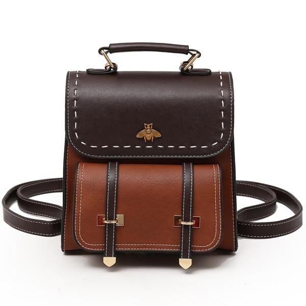 AbeilleChic – Sac à Dos Vintage en Similicuir - Rynova