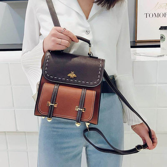 AbeilleChic – Sac à Dos Vintage en Similicuir - Rynova