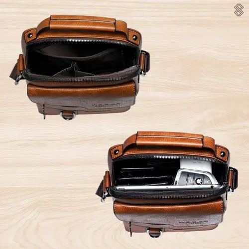 EliteLeather - Sac à bandoulière en cuir premium - Rynova