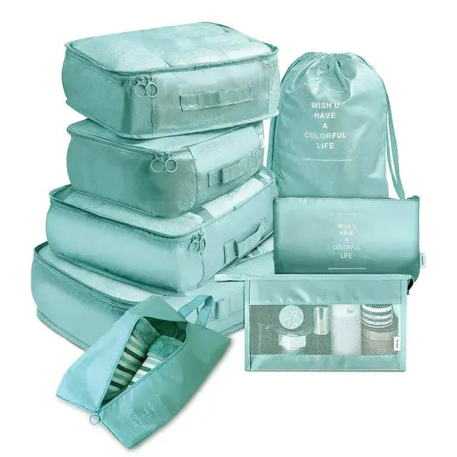 OrganisateurVoyage - Ensemble de 8 Sacs de Voyage Grande Capacité - Rynova