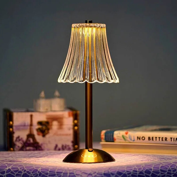LumiCristal - Lampe décorative sans fil élégante - Rynova
