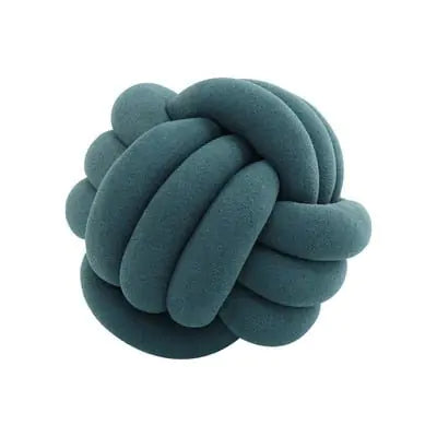 Coussin de lancer en balles nouées décoratives PlushKnot - Rynova