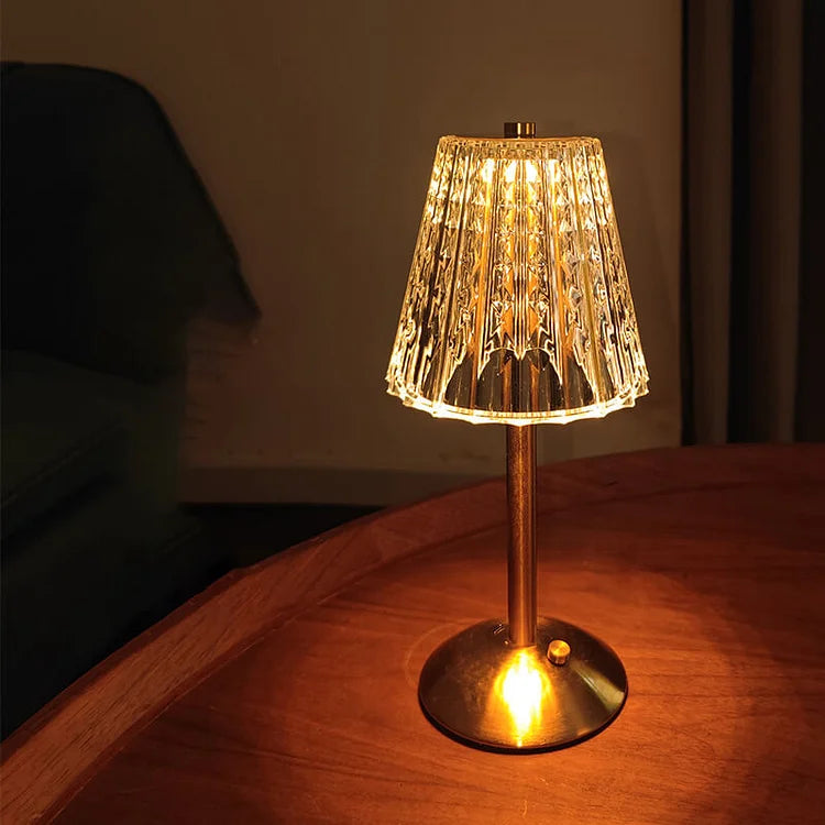 LumiCristal - Lampe décorative sans fil élégante - Rynova
