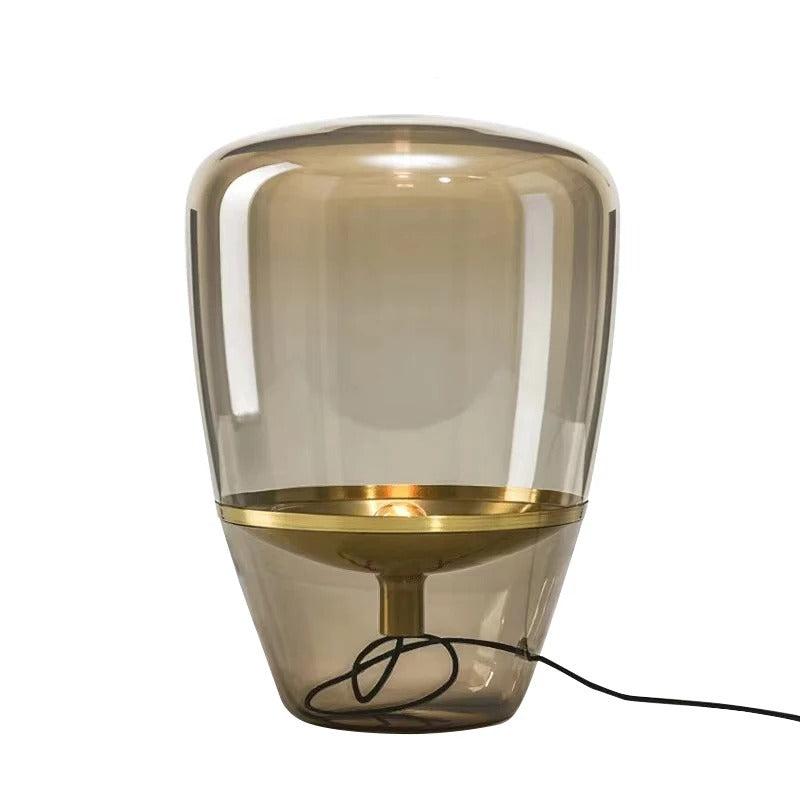 LumièreÉclat - Lampe de Table en Verre pour Salon avec Éclairage Élégant - Rynova