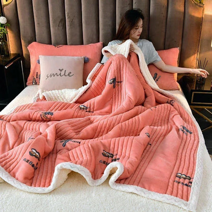 DouxCocon - Couverture Fluffy et Chaleureuse pour l'Hiver - Rynova