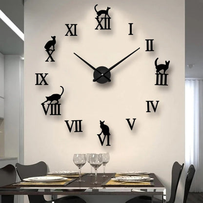 DecoHorloge – Grande Horloge Murale 3D pour Décoration Intérieure - Rynova