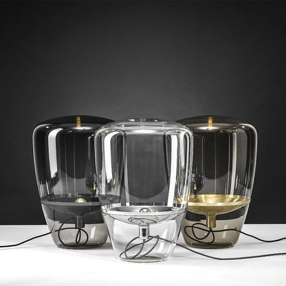 LumièreÉclat - Lampe de Table en Verre pour Salon avec Éclairage Élégant - Rynova