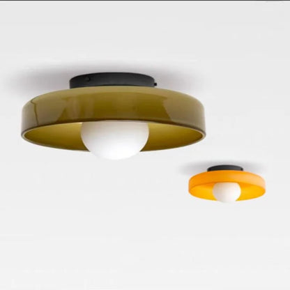 ClairÉlite - Plafonnier en Verre Simple pour Éclairage Élégant - Rynova