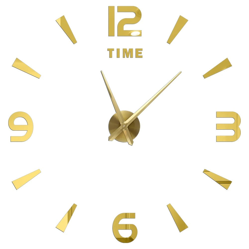 DecoHorloge – Grande Horloge Murale 3D pour Décoration Intérieure - Rynova