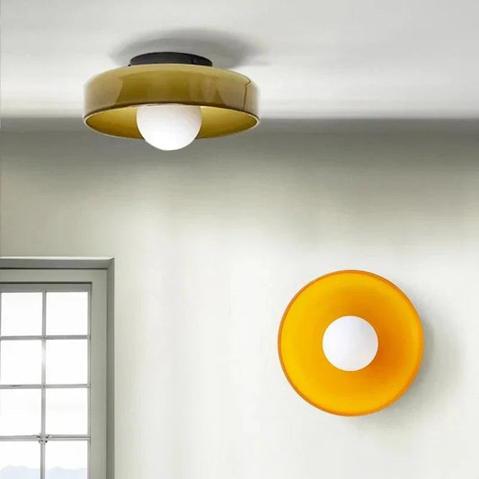 ClairÉlite - Plafonnier en Verre Simple pour Éclairage Élégant - Rynova