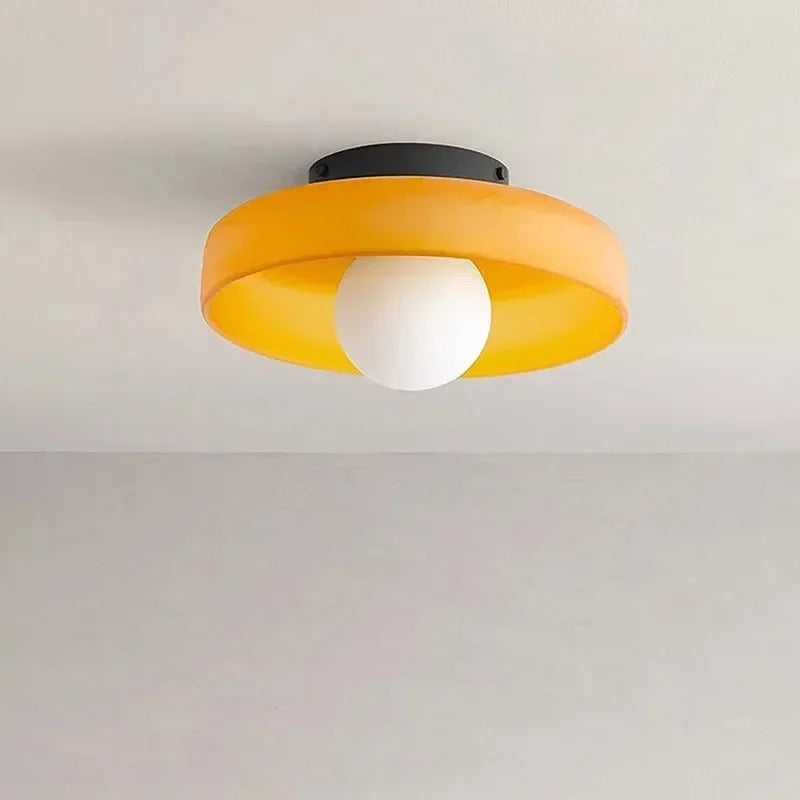 ClairÉlite - Plafonnier en Verre Simple pour Éclairage Élégant - Rynova