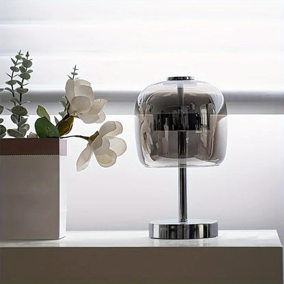 LumièreNord - Lampe de Table Décorative en Verre au Design Épuré - Rynova