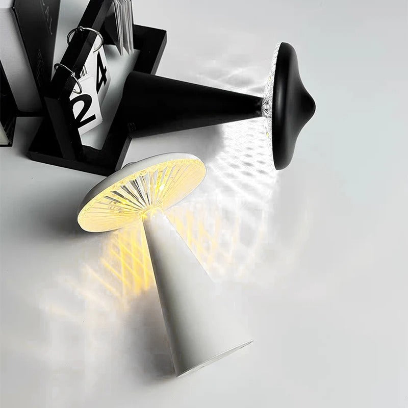 LumiNova - Lampe de Table LED Champignon USB Tactile Dimmable - Rynova
