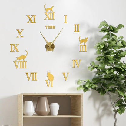 DecoHorloge – Grande Horloge Murale 3D pour Décoration Intérieure - Rynova