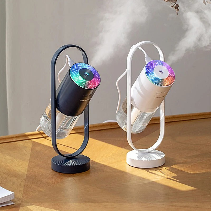 LumiGlow - Lampe LED Rotative à 360° avec USB et Fonction Hydratation - Rynova