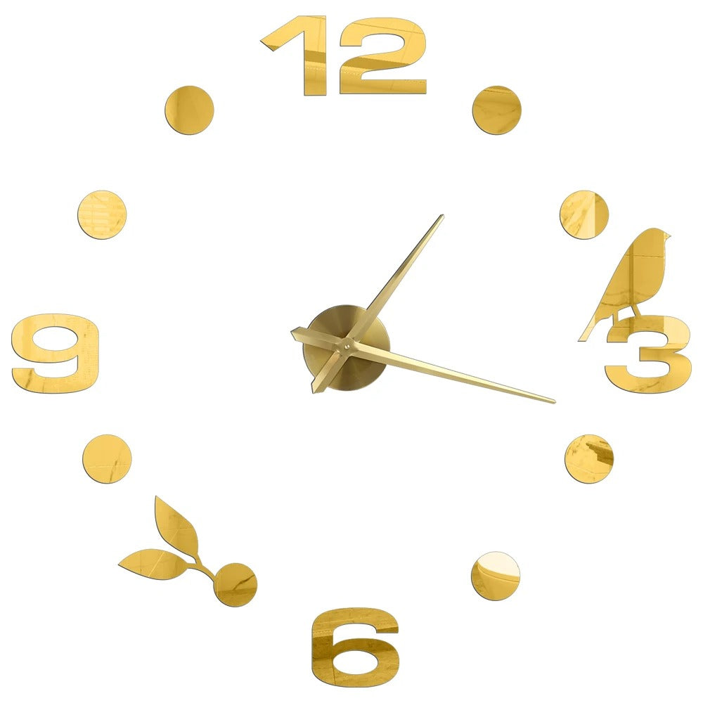 DecoHorloge – Grande Horloge Murale 3D pour Décoration Intérieure - Rynova