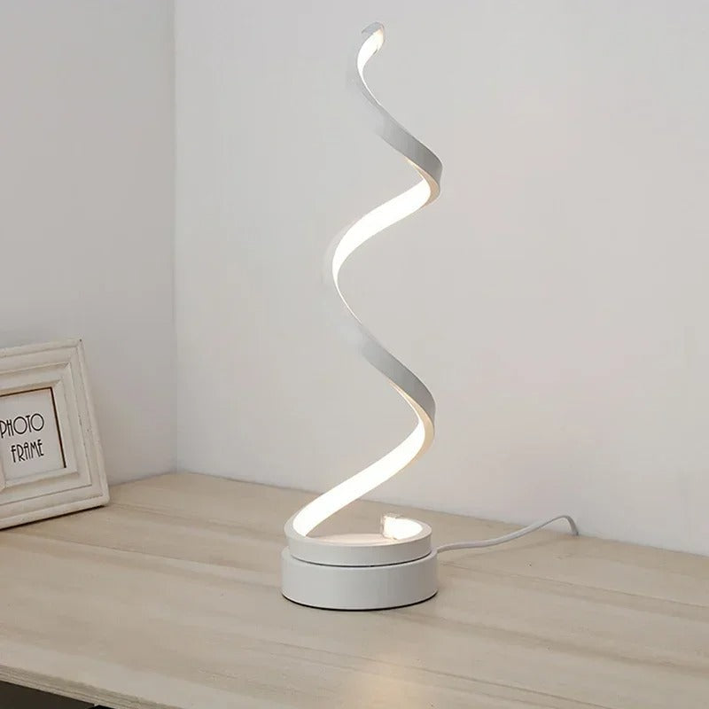 Lampe de Table LED ÉclatNord - Éclairage en Spirale Protecteur pour les Yeux - Rynova