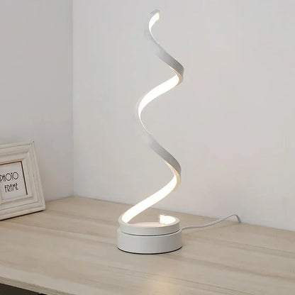 Lampe de Table LED ÉclatNord - Éclairage en Spirale Protecteur pour les Yeux - Rynova