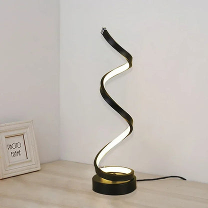 Lampe de Table LED ÉclatNord - Éclairage en Spirale Protecteur pour les Yeux - Rynova