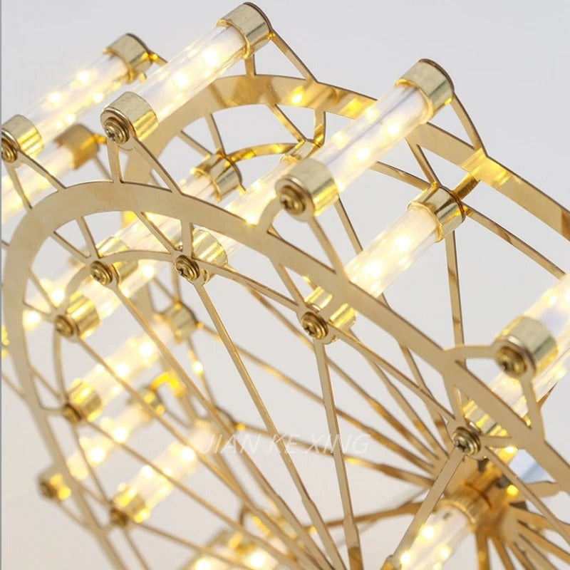 LumiRoue – Lampe de Table LED en Forme de Grande Roue de Designer - Rynova