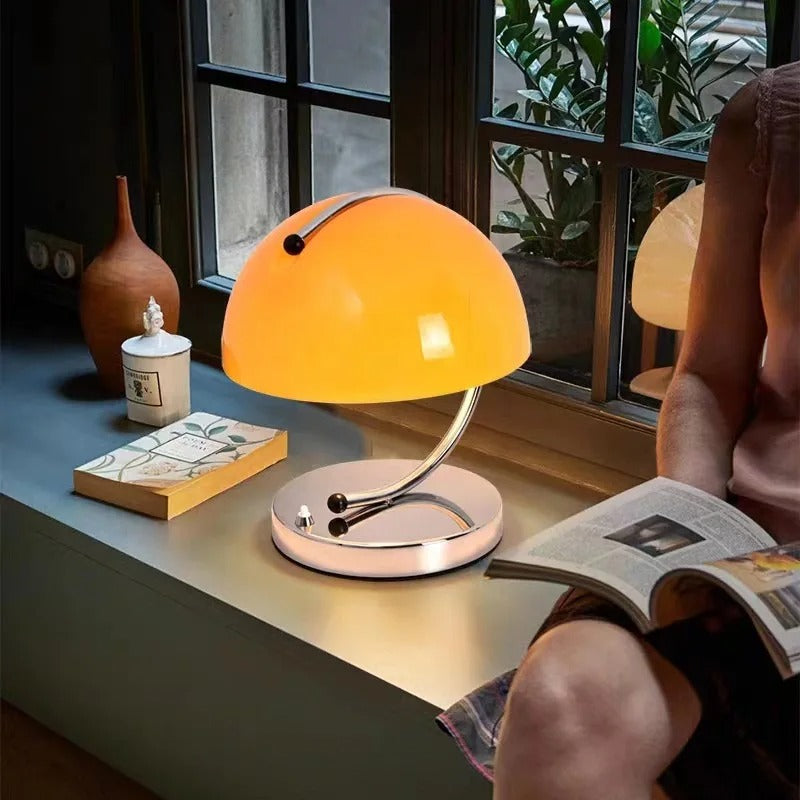 LumièreNord - Lampe de Bureau en Verre Design Danois en Forme de Champignon - Rynova