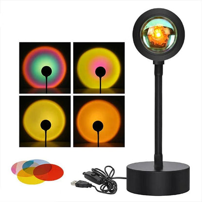Lampe de Coucher de Soleil LED Éclairage d'Ambiance - Rynova