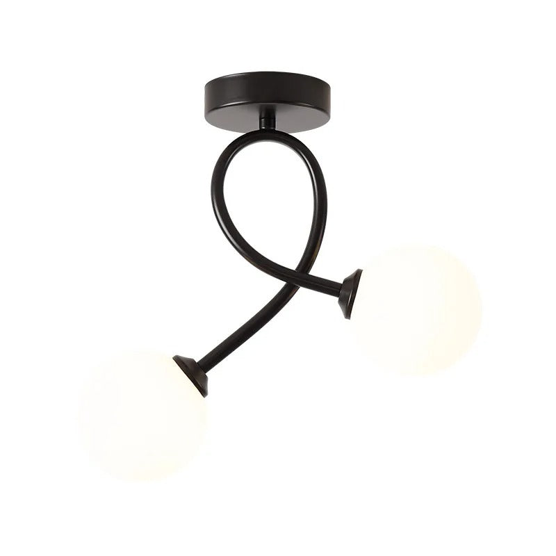 ÉclatVerre - Lampe de Plafond Moderne en Verre - Rynova