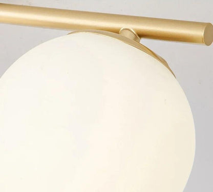 LumièreNordique - Plafonnier LED en Verre Élégant - Rynova