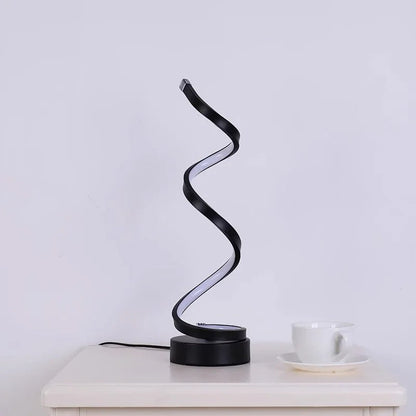 Lampe de Table LED ÉclatNord - Éclairage en Spirale Protecteur pour les Yeux - Rynova