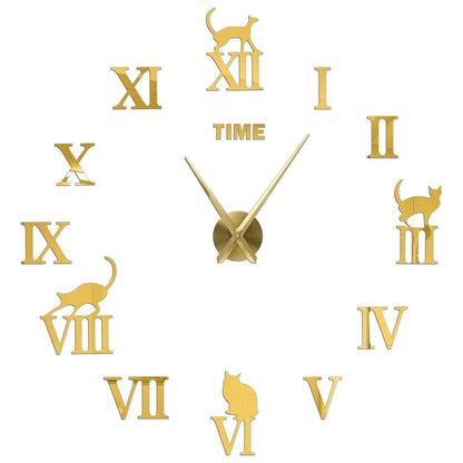 DecoHorloge – Grande Horloge Murale 3D pour Décoration Intérieure - Rynova