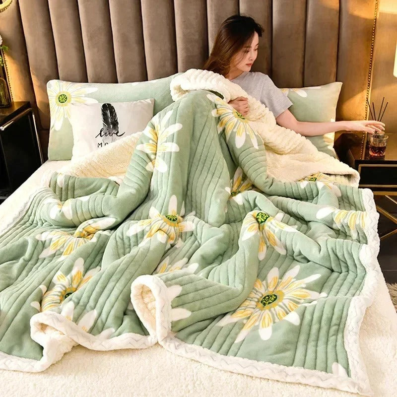 DouxCocon - Couverture Fluffy et Chaleureuse pour l'Hiver - Rynova