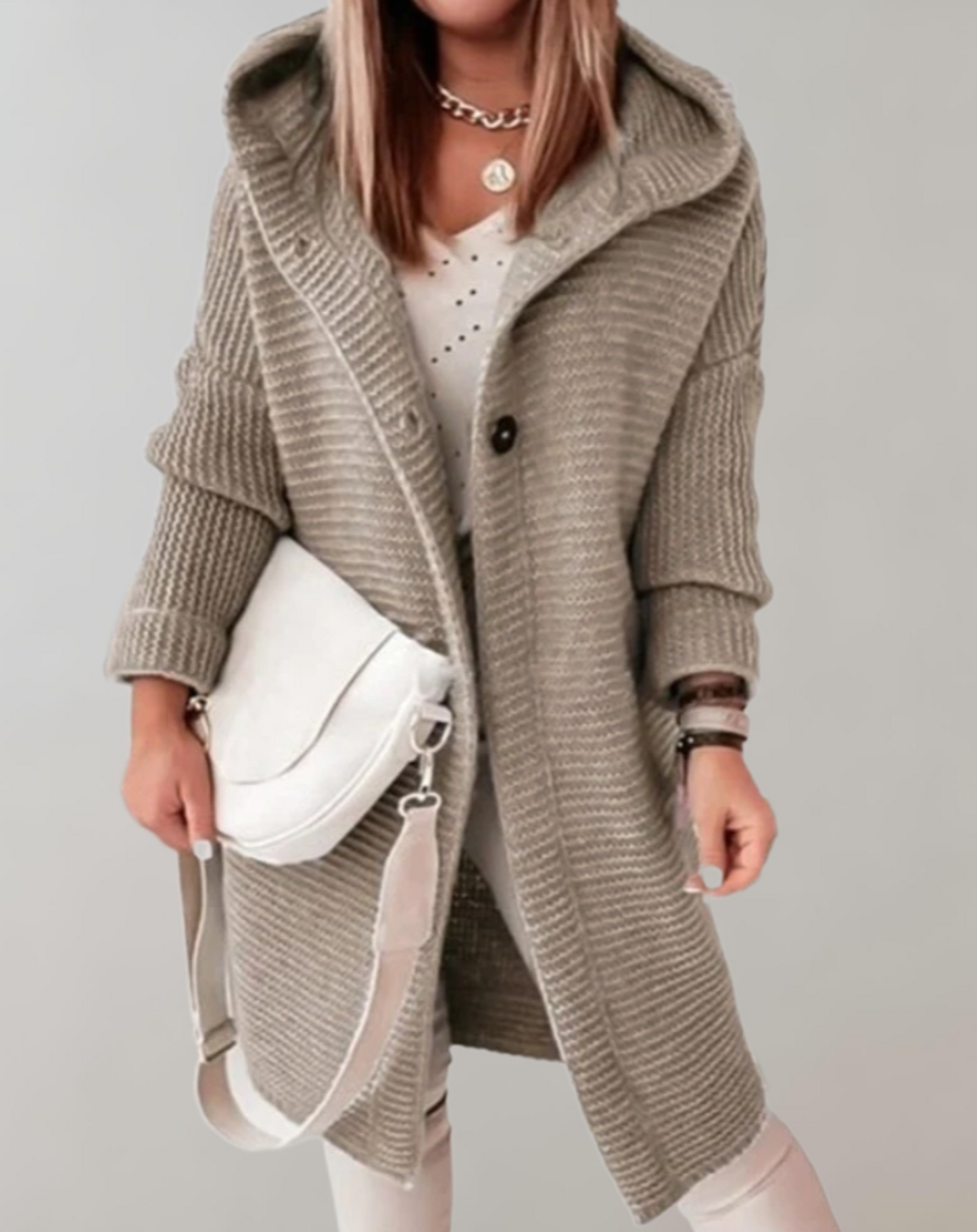 CocoonWrap – Hoodie Surdimensionné en Tricot Douillet et Élégant - Rynova
