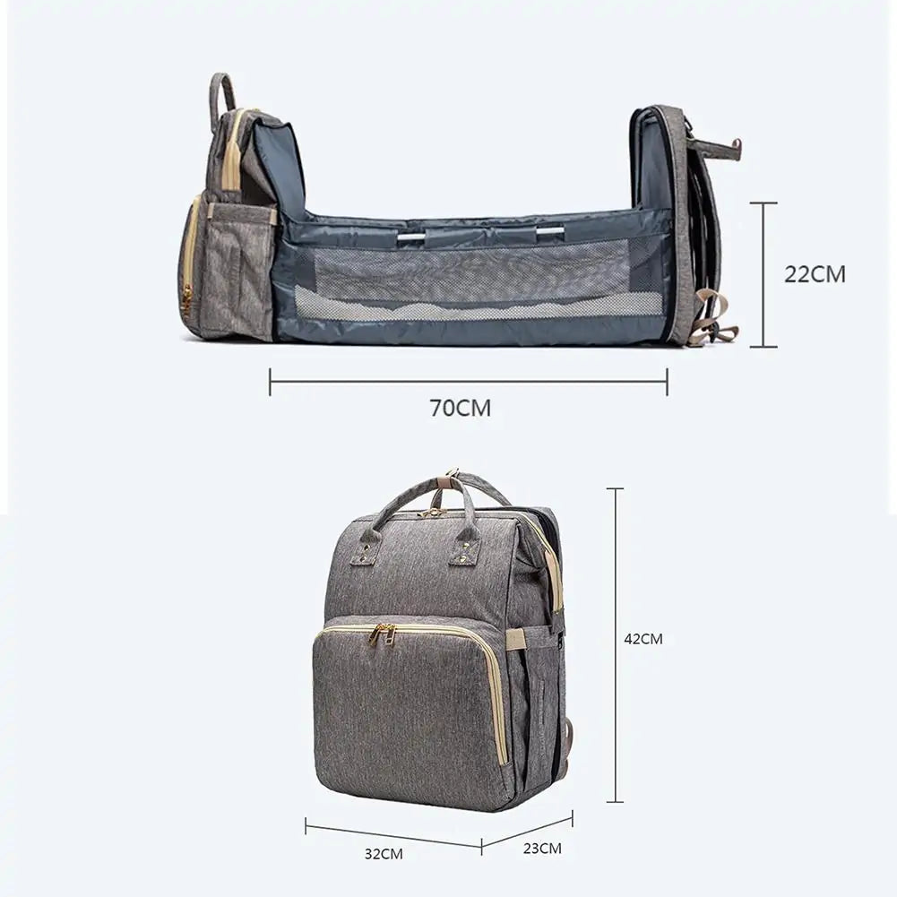 BébéNid - Sac de Lit pour Bébé Convertible et Léger avec Matelas Portable - Rynova