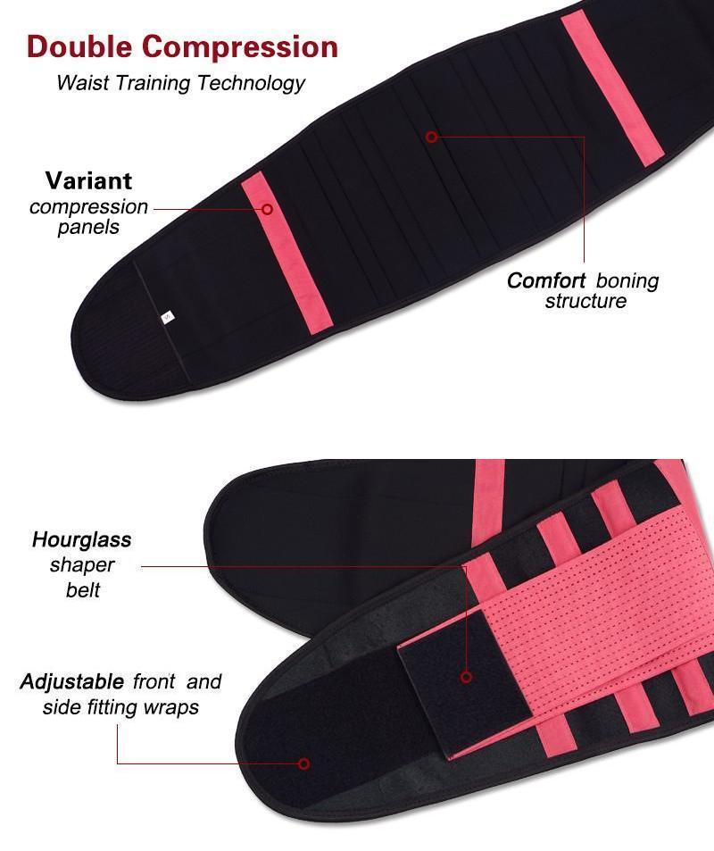 SlimFit - Ceinture de Sudation Taille | Brûleur de Graisse et Support Post-Partum - Rynova