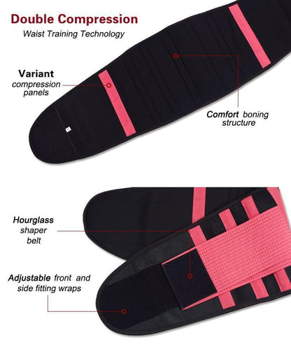 SlimFit - Ceinture de Sudation Taille | Brûleur de Graisse et Support Post-Partum - Rynova