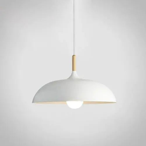 LumiBois - Suspension Métal et Bois aux Douces Teintes Pastel - Rynova
