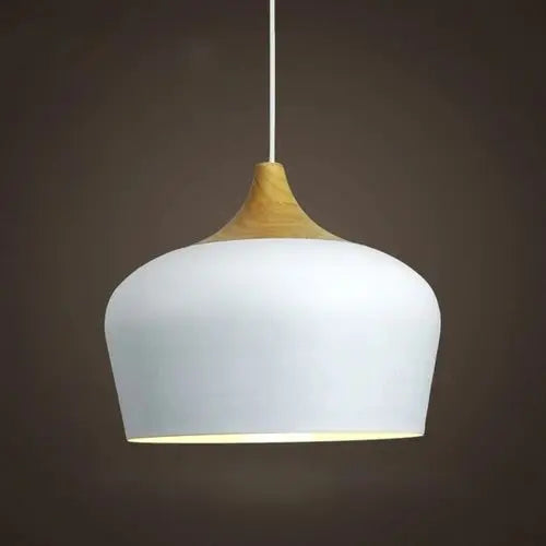 LumiBois - Suspension Métal et Bois aux Douces Teintes Pastel - Rynova