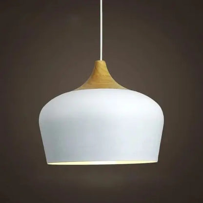 LumiBois - Suspension Métal et Bois aux Douces Teintes Pastel - Rynova
