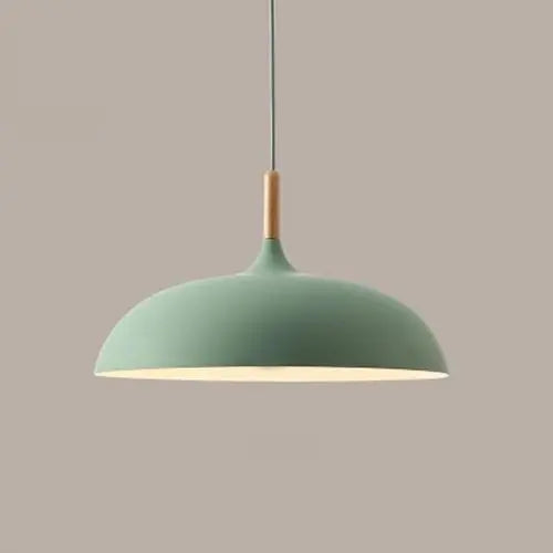 LumiBois - Suspension Métal et Bois aux Douces Teintes Pastel - Rynova