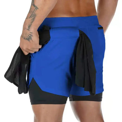 FlexiRun - Short de Compression Double-Couche pour le Jogging - Rynova