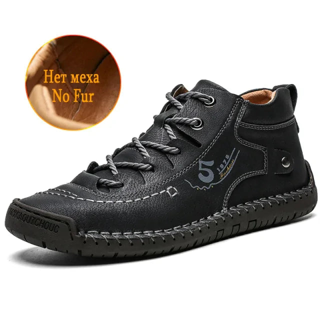 Bottes en cuir véritable EliteWalk | Chaussures élégantes et durables - Rynova