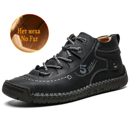 Bottes en cuir véritable EliteWalk | Chaussures élégantes et durables - Rynova