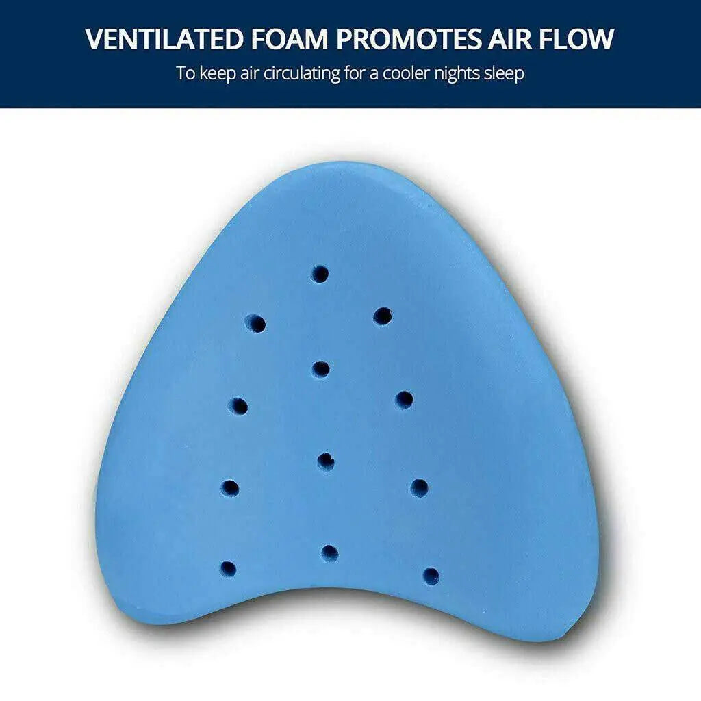 RelaxGenoux - Coussin Orthopédique à Mémoire de Forme avec Effet Rafraîchissant - Rynova